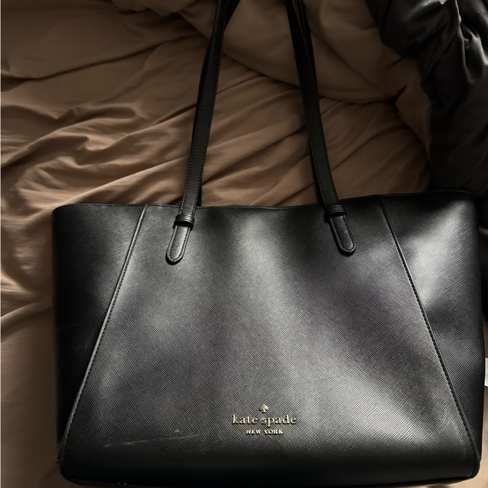 Kate Spade Black Saffiano Leather Tote
